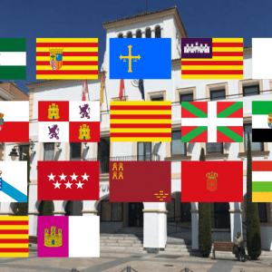Banderas de las 17 Comunidades Autónomas con 10% de descuento adicional