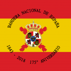 Bandera España 175 aniversario