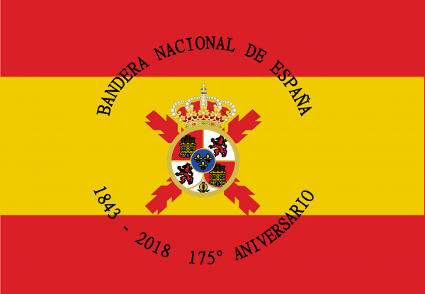 Bandera España 175 aniversario