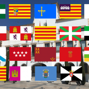 Bandera Comunidades Autónomas + Ceuta y Melilla con 10% de descuento adicional