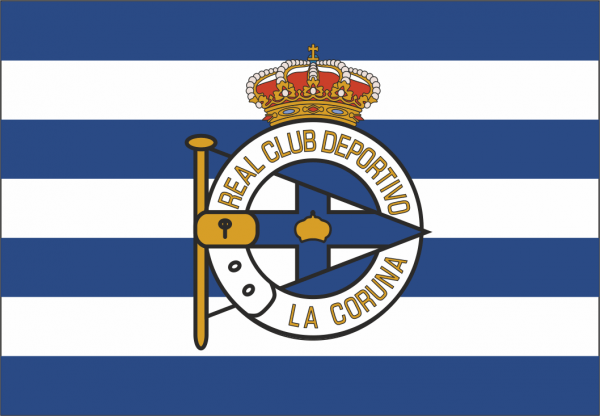 Bandera del Deportivo de la Coruña