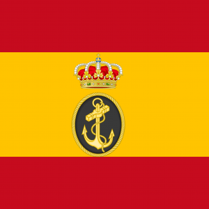 Bandera España con escudo Armada Española