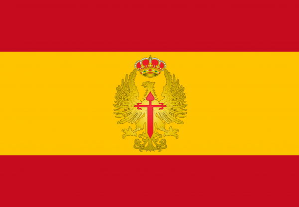 Bandera España con escudo Ejercito de Tierra