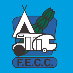 Bandera F.E.C.C. Federación Española de Camping Caravaning