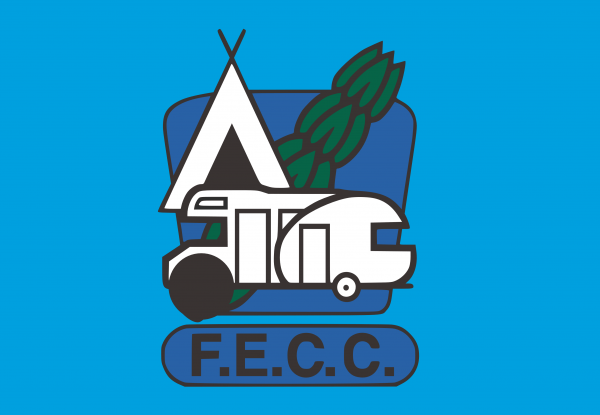 Bandera F.E.C.C. Federación Española de Camping Caravaning