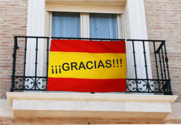 Bandera Gracias