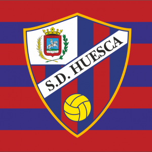 Bandera de la S.D. Huesca