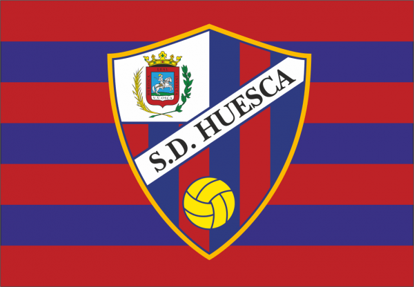 Bandera de la S.D. Huesca