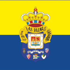 Bandera de la U.D. Las Palmas
