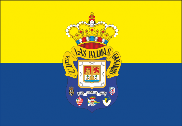 Bandera de la U.D. Las Palmas