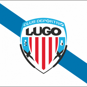 Bandera Gallega con escudo del C.D. Lugo