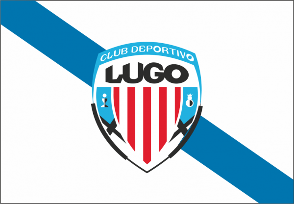 Bandera Gallega con escudo del C.D. Lugo