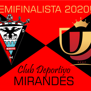 Bandera C.D. Mirandes Copa 2020