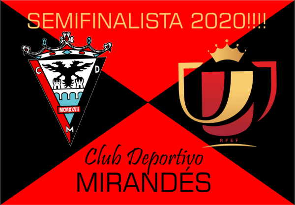 Bandera C.D. Mirandes Copa 2020
