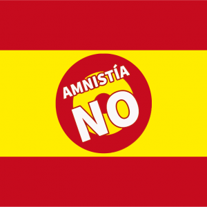 Bandera Amnistia NO