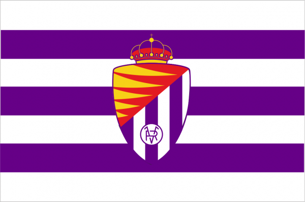 Bandera Real Valladolid nuevo escudo
