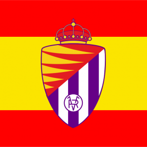 Bandera España Real Valladolid nuevo escudo