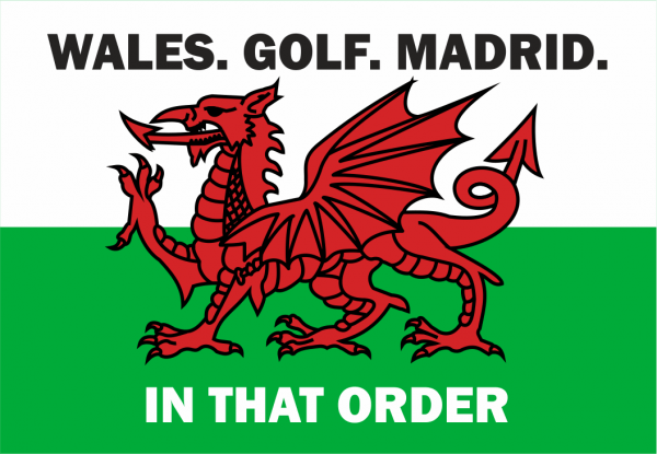 Bandera Wales Golf Madrid