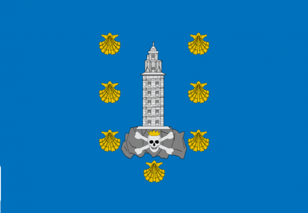 Bandera de A Coruña