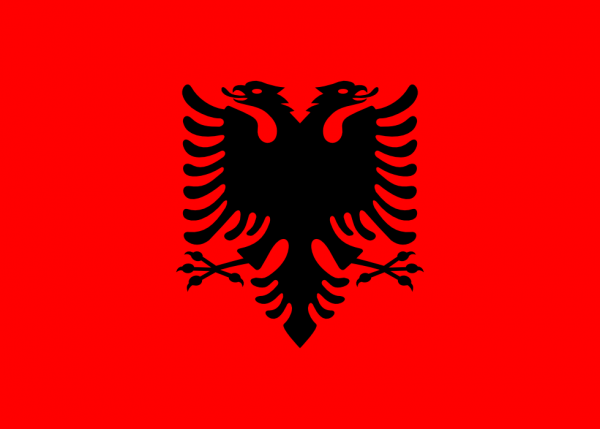 Bandera de Albania
