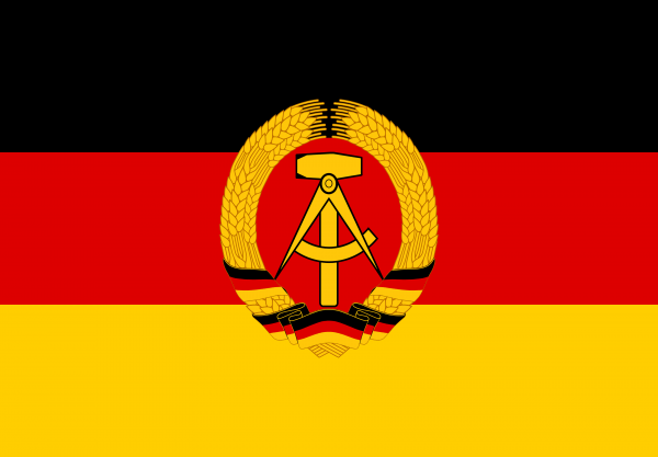 Bandera República Democrática Alemana
