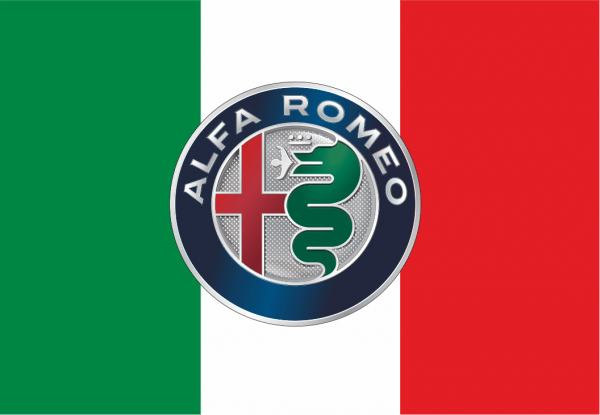 Bandera de Alfa Romeo Italia