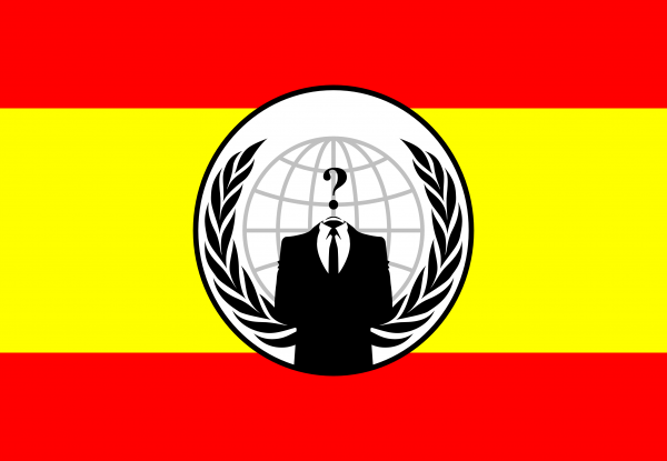 Bandera Anonymous España