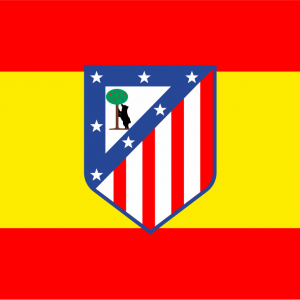 Bandera España Atletico de Madrid