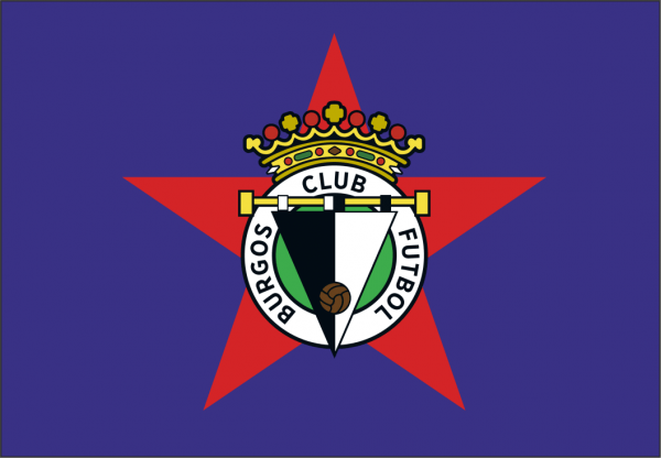 Bandera Independentista Castellana con escudo Burgos C.F