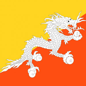 Bandera de Butan