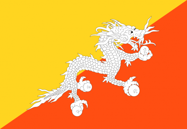 Bandera de Butan