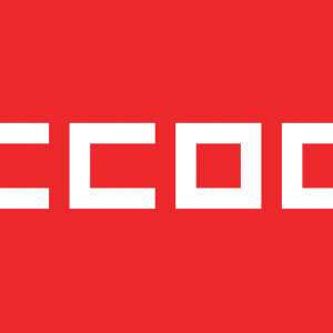 Bandera Comisiones Obreras CCOO