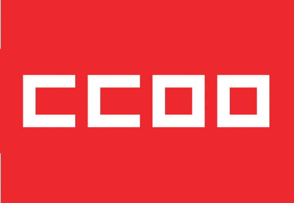 Bandera Comisiones Obreras CCOO