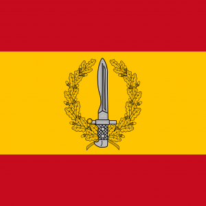 Bandera España con escudo G.O.E.S