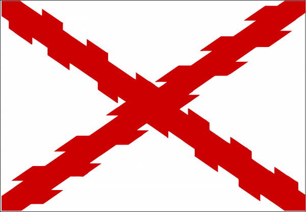 Bandera Cruz De Borgoña