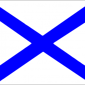 Bandera Cruz San Andres (Azul)