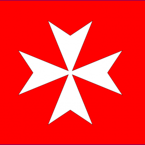 Bandera de la Cruz de Malta