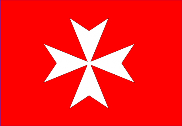 Bandera de la Cruz de Malta