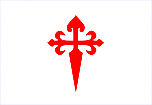 Bandera de la Cruz de Santiago