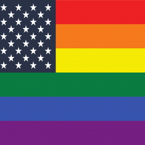 Bandera de Estados Unidos Gay