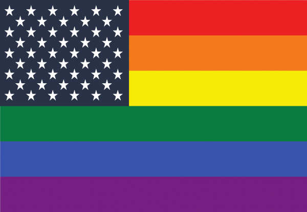 Bandera de Estados Unidos Gay