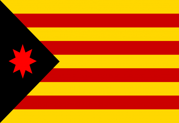 Bandera Estelada Anarquista Catalana