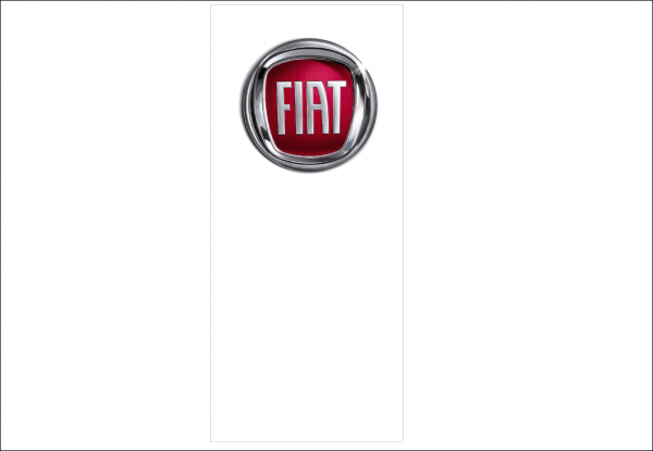 Bandera Vertical Fiat