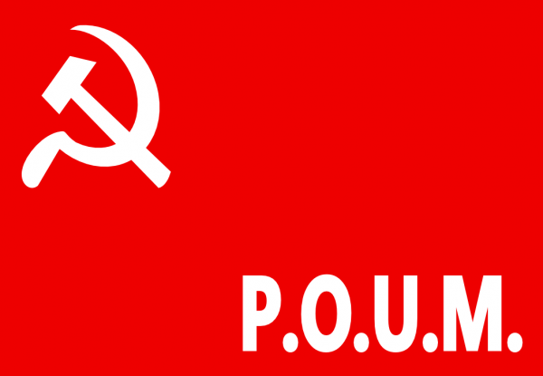 Bandera POUM Partido Obrero de Unificación Marxista