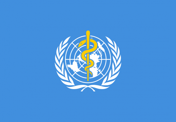 Bandera OMS Organización Mundial de la Salud