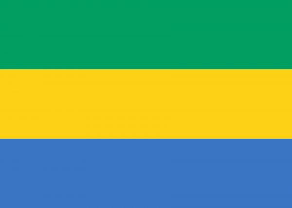 Bandera de Gabon