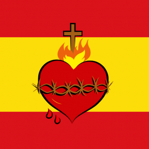 Bandera Sagrado Corazón