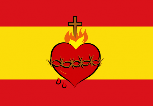 Bandera Sagrado Corazón