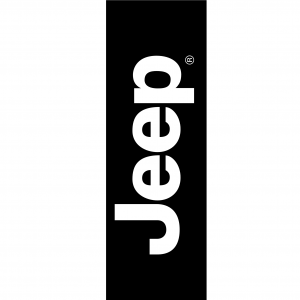 Bandera Vertical JEEP Negra