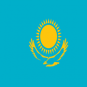 Bandera de Kazajistan